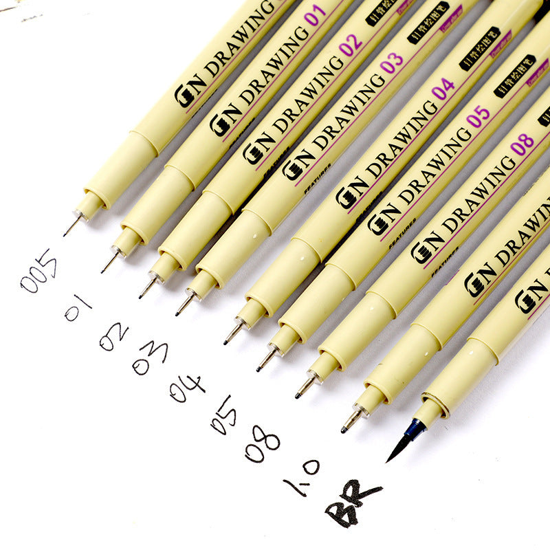 Waterproof drawing needle pen