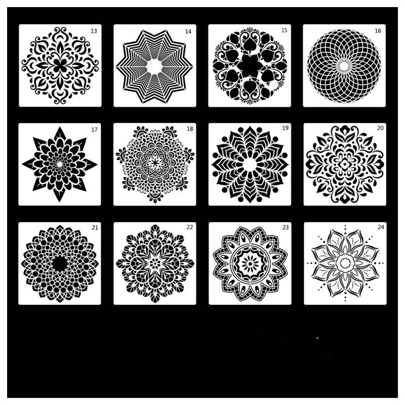 Mandella Drawing Templates Set