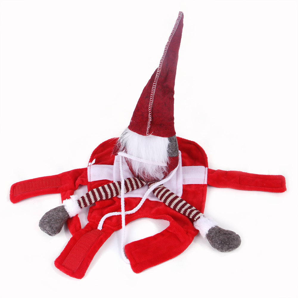 Pet Christmas Riding Nome Pet Costume