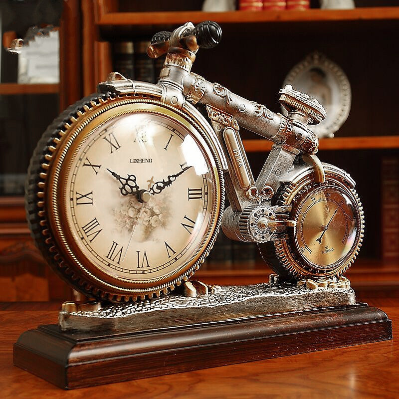 Lisheng European Motor Bike Clock