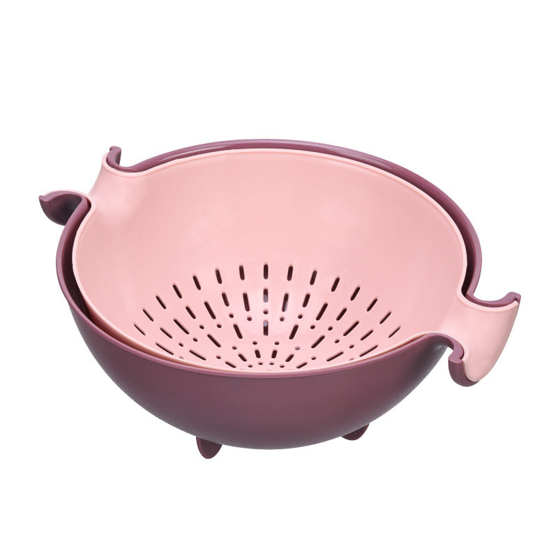 Double Rotating Drain Basket