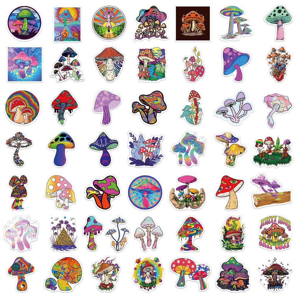 Psychedelic Mushroom Stickers