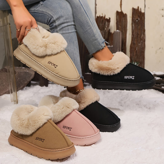 Cozy Plush Sport Slipper