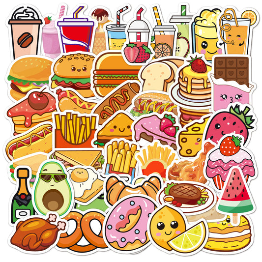 50 Gourmet Burger Graffiti Stickers