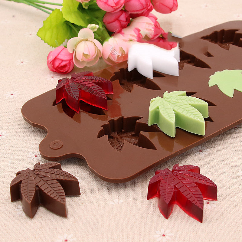 Leaf Chocolate Silicone Mold