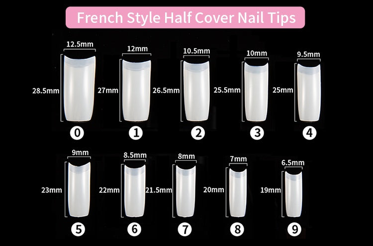 500 French Nail Kit