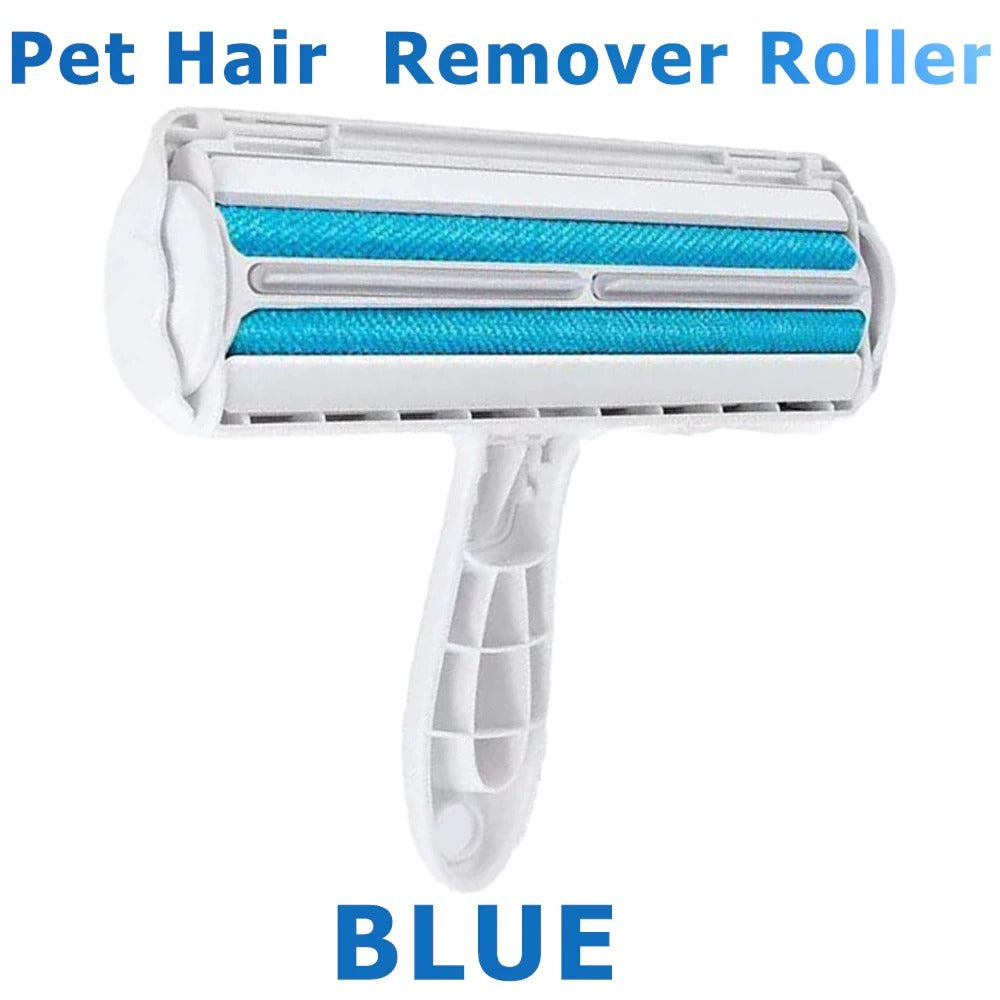 Pet Hair Roller Remover Lint Brush 2-Way Pet Comb