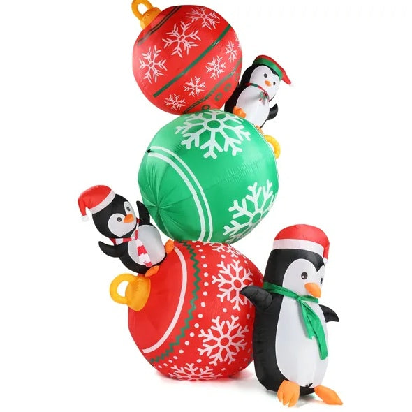 8.9 FT Penguin Christmas LED Inflatable