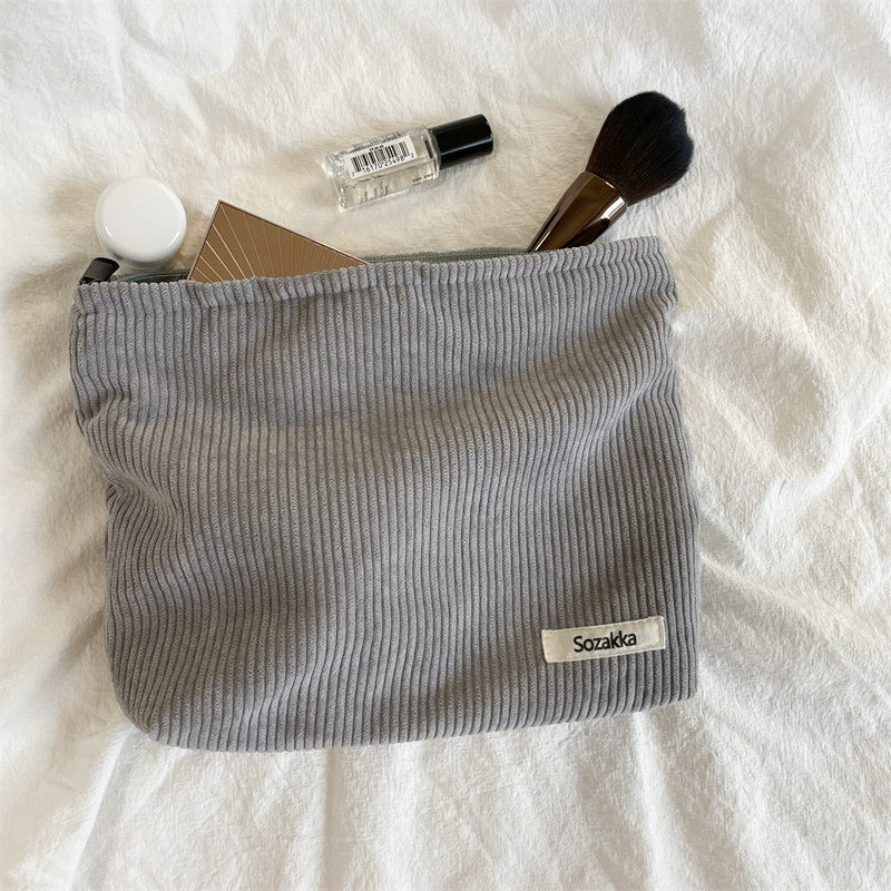 Corduroy Cosmetic Bag