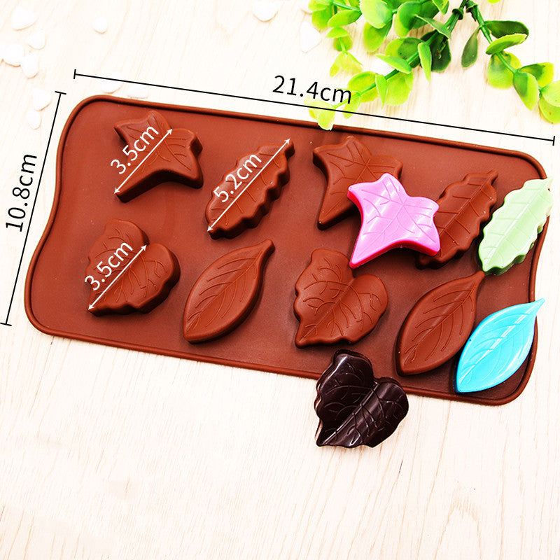 Leaf Chocolate Silicone Mold