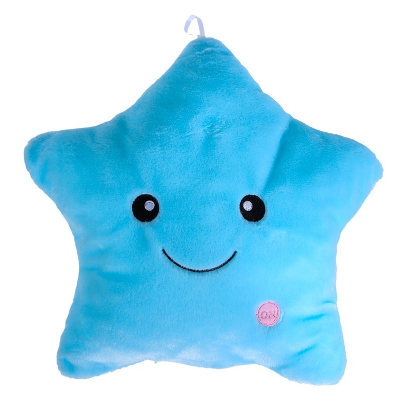 LED  Stars Plush Pillow