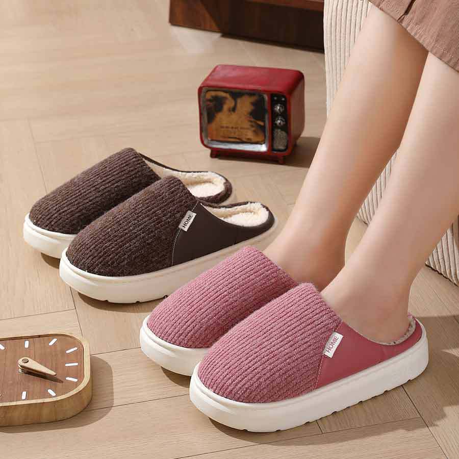 Winter Warm Clogg Plush Slippers