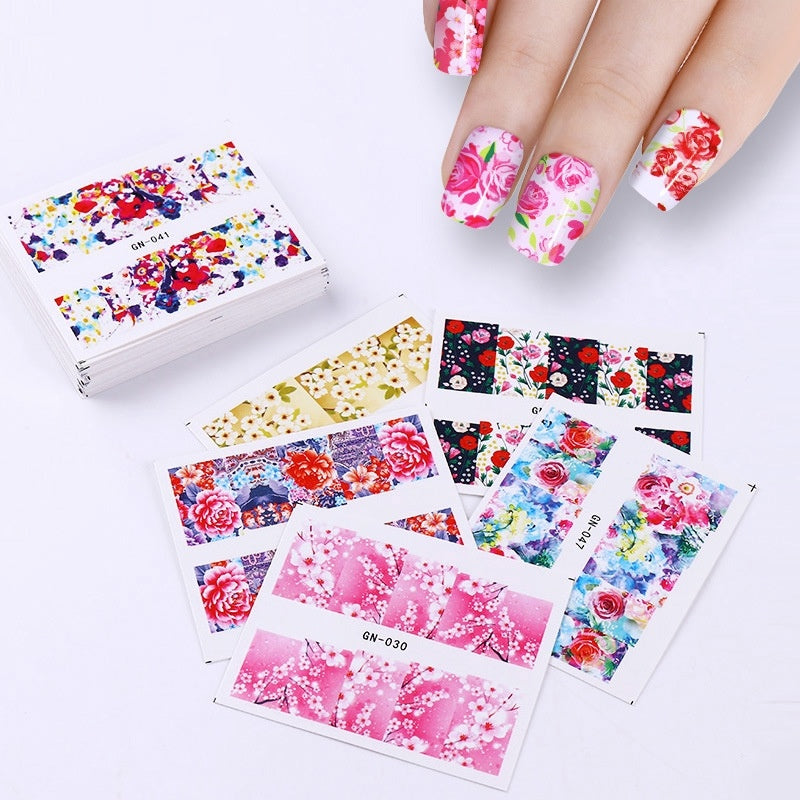 Butterfly, Flower, Feather, and Lace Nail Stickers