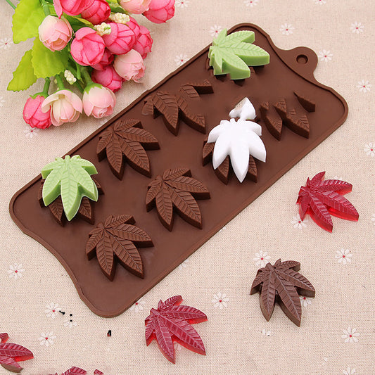 Leaf Chocolate Silicone Mold