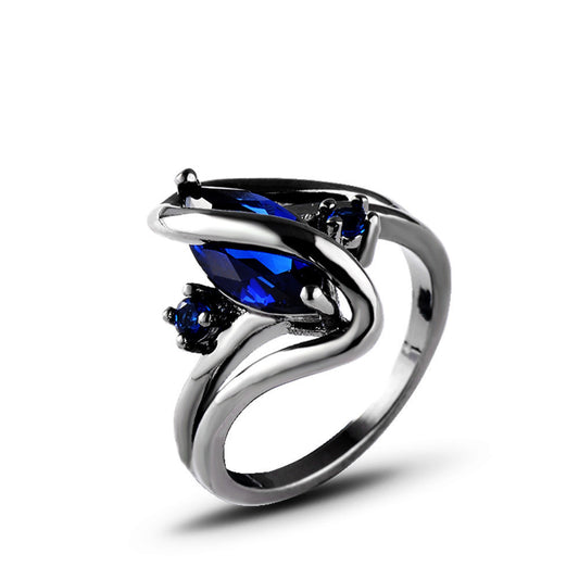 Zircon Horse Eye Ring