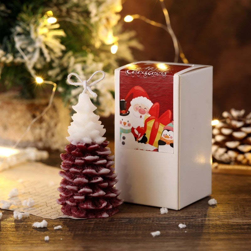 Christmas Wine Red Aromatherapy Candle