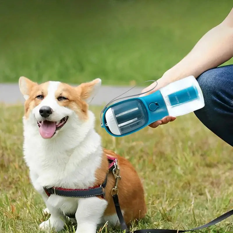 Three-in-one Pet Food, Water, Poop Bag