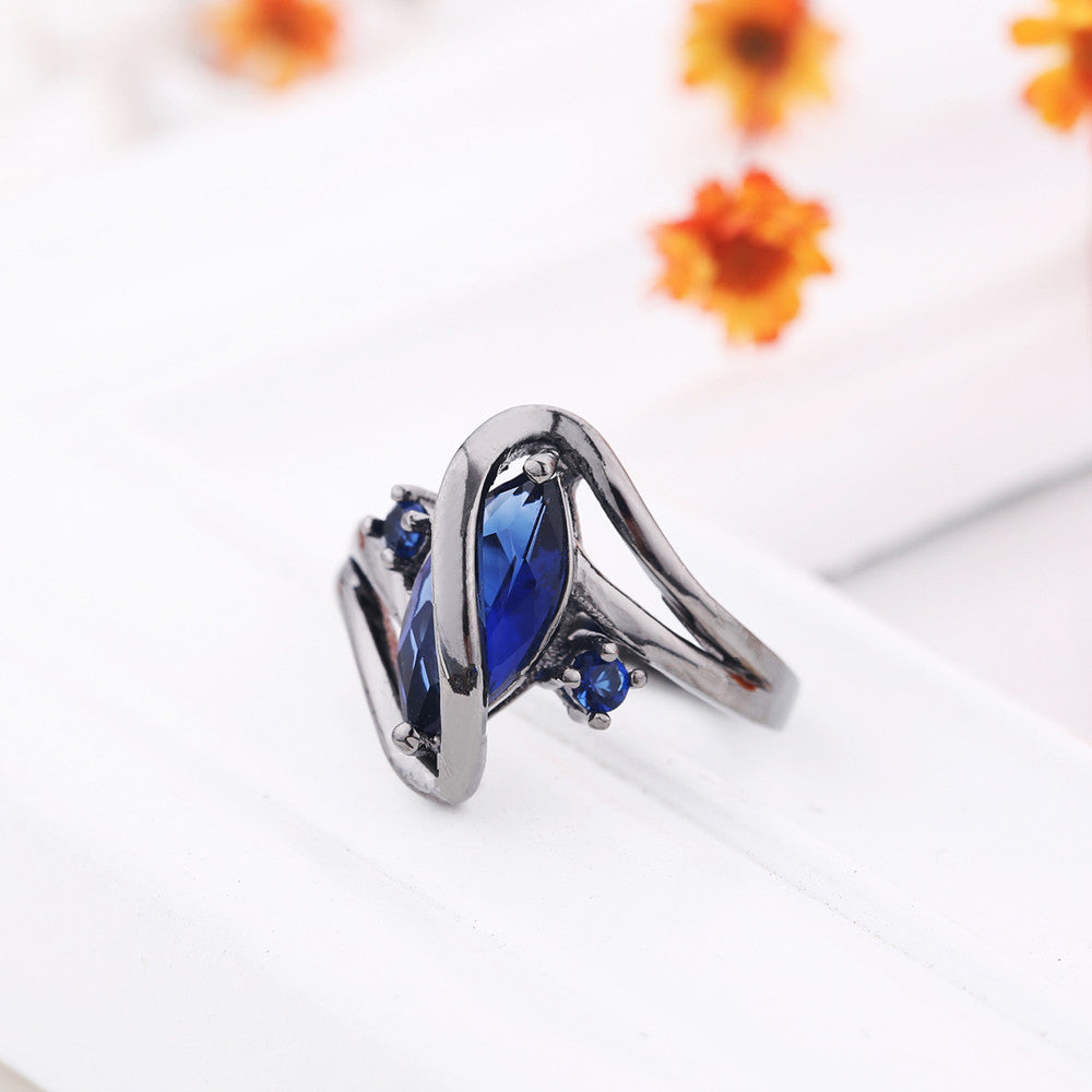 Zircon Horse Eye Ring