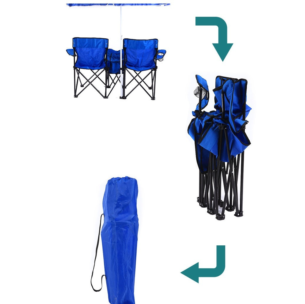 Double Portable Camping Folding Chair