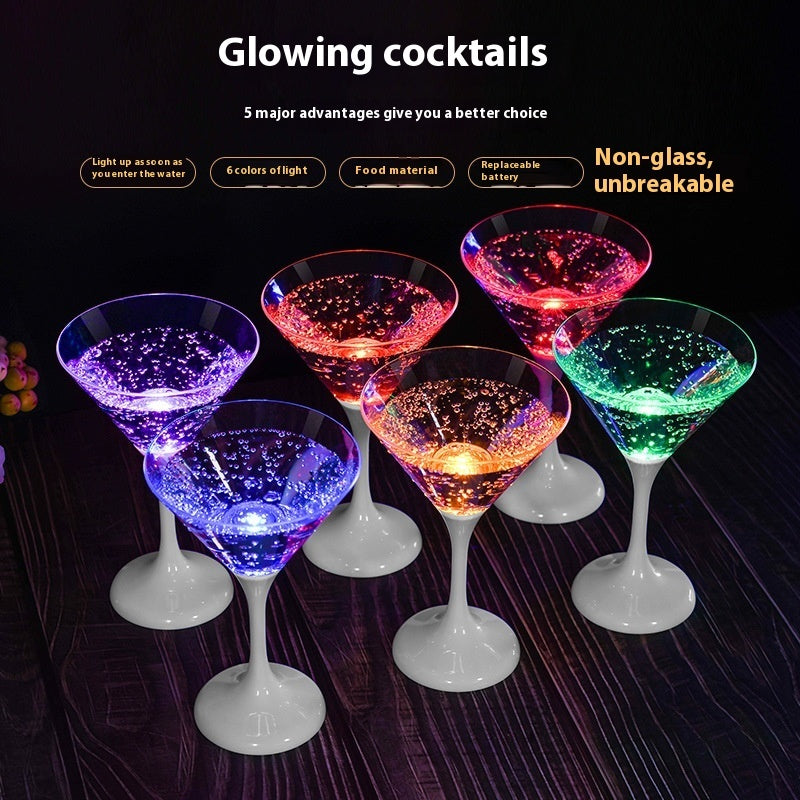 Glowing Cocktail Glasses