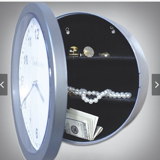 Jewelry Safe Wall Clock