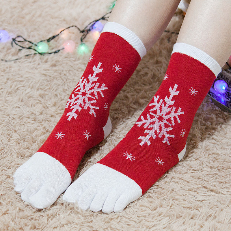 Christmas Lovers Toes Socks