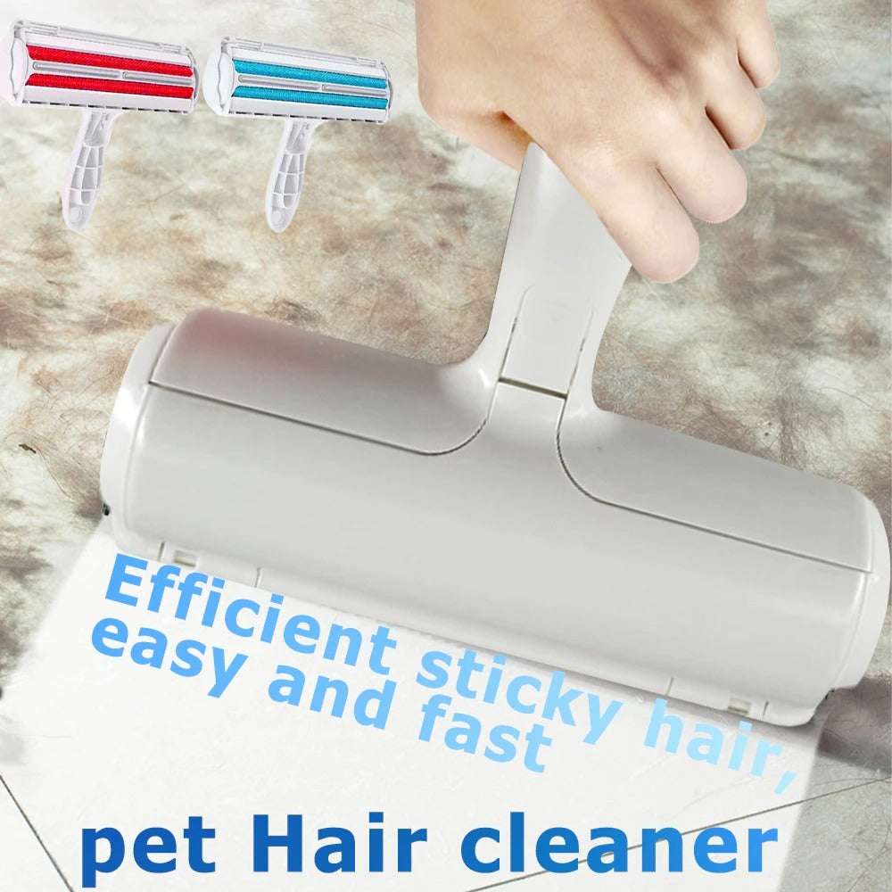 Pet Hair Roller Remover Lint Brush 2-Way Pet Comb