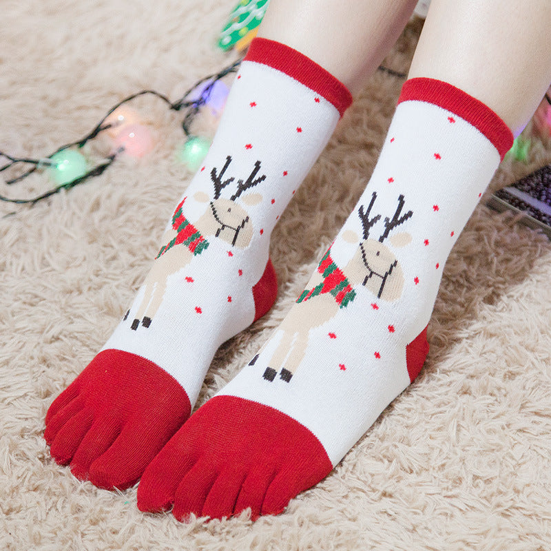 Christmas Lovers Toes Socks