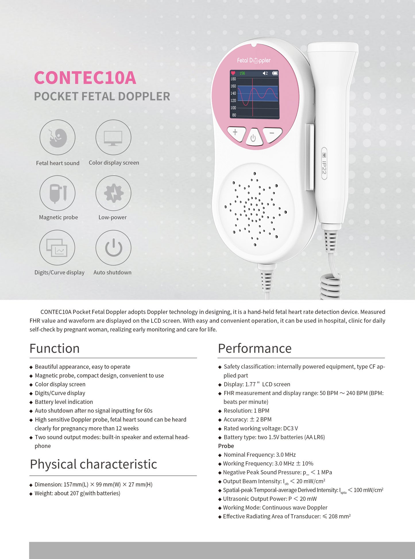 Pocket Fetal Doppler