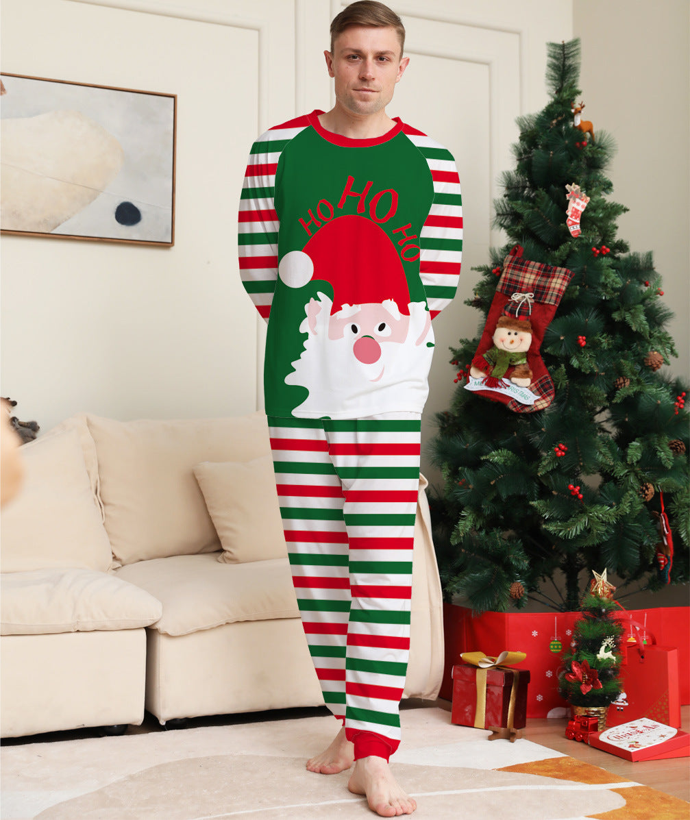 Old Man Striped Christmas Pajamas