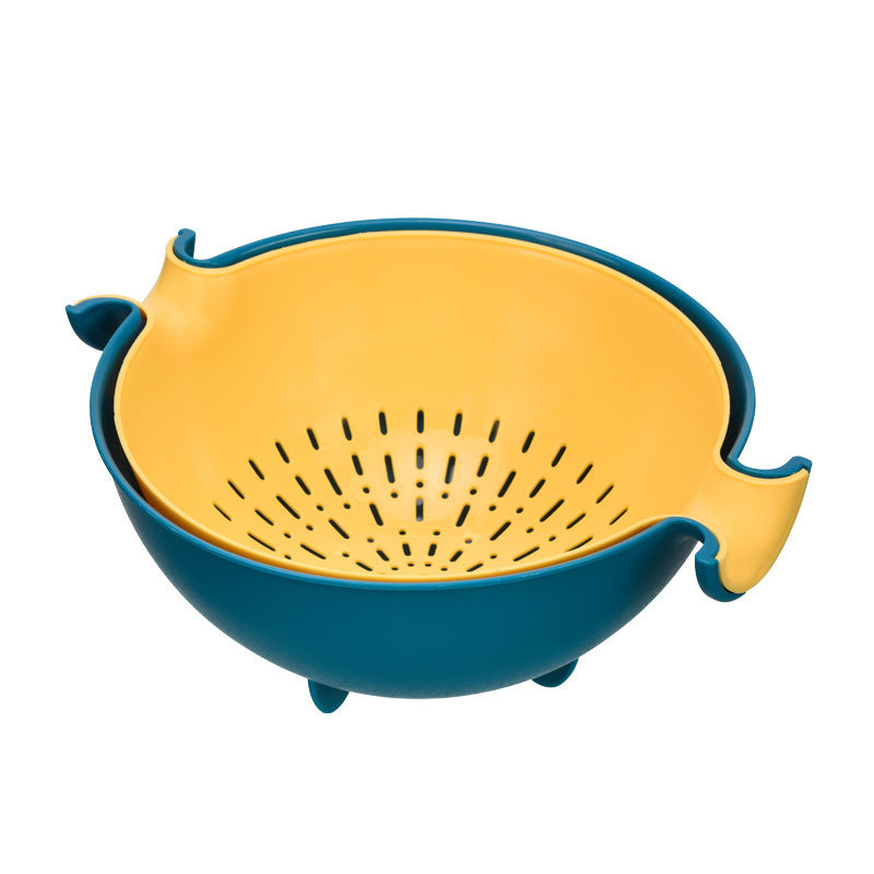 Double Rotating Drain Basket