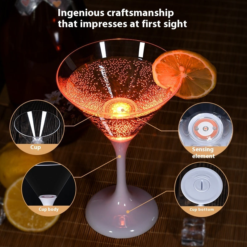 Glowing Cocktail Glasses