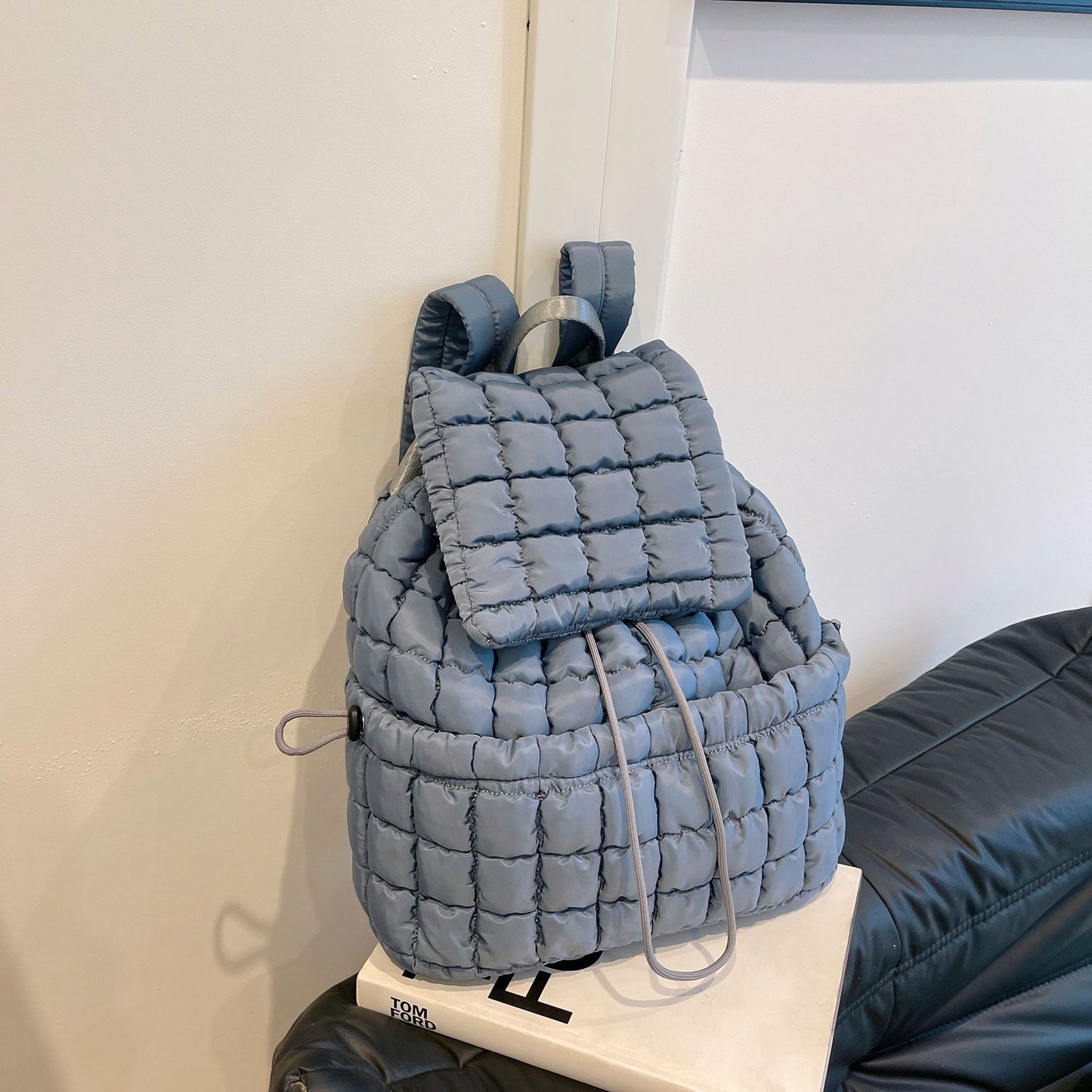 Candy Color Quilted Backpack