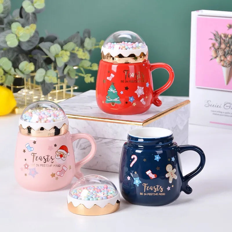 Christmas Mugs Set