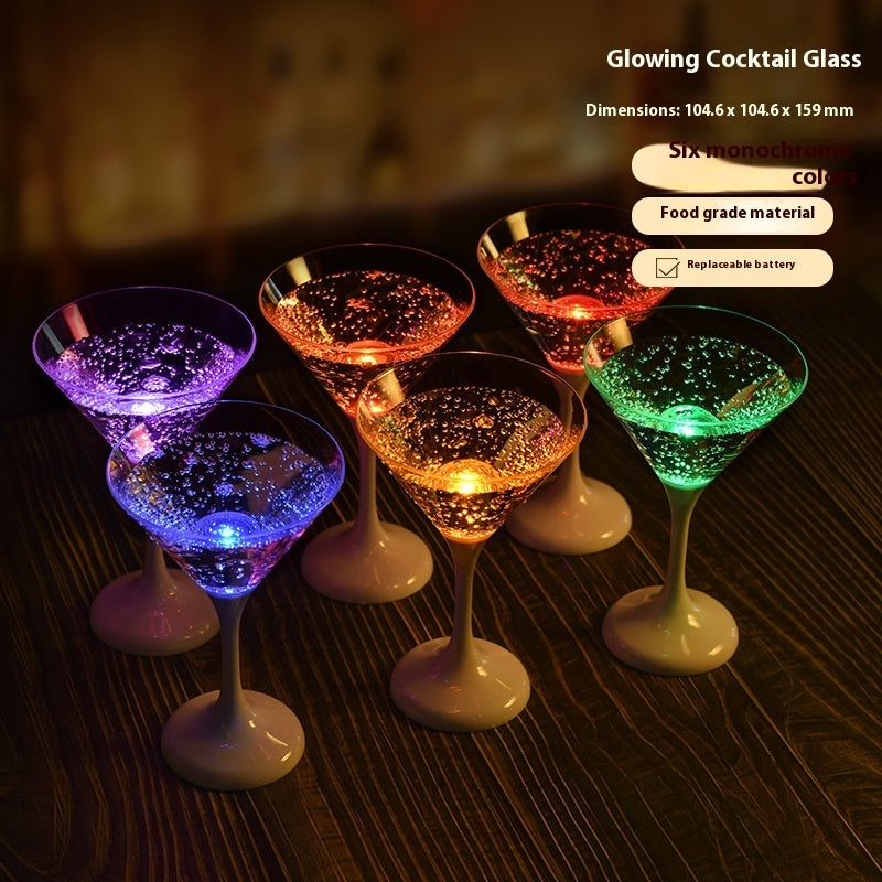 Glowing Cocktail Glasses