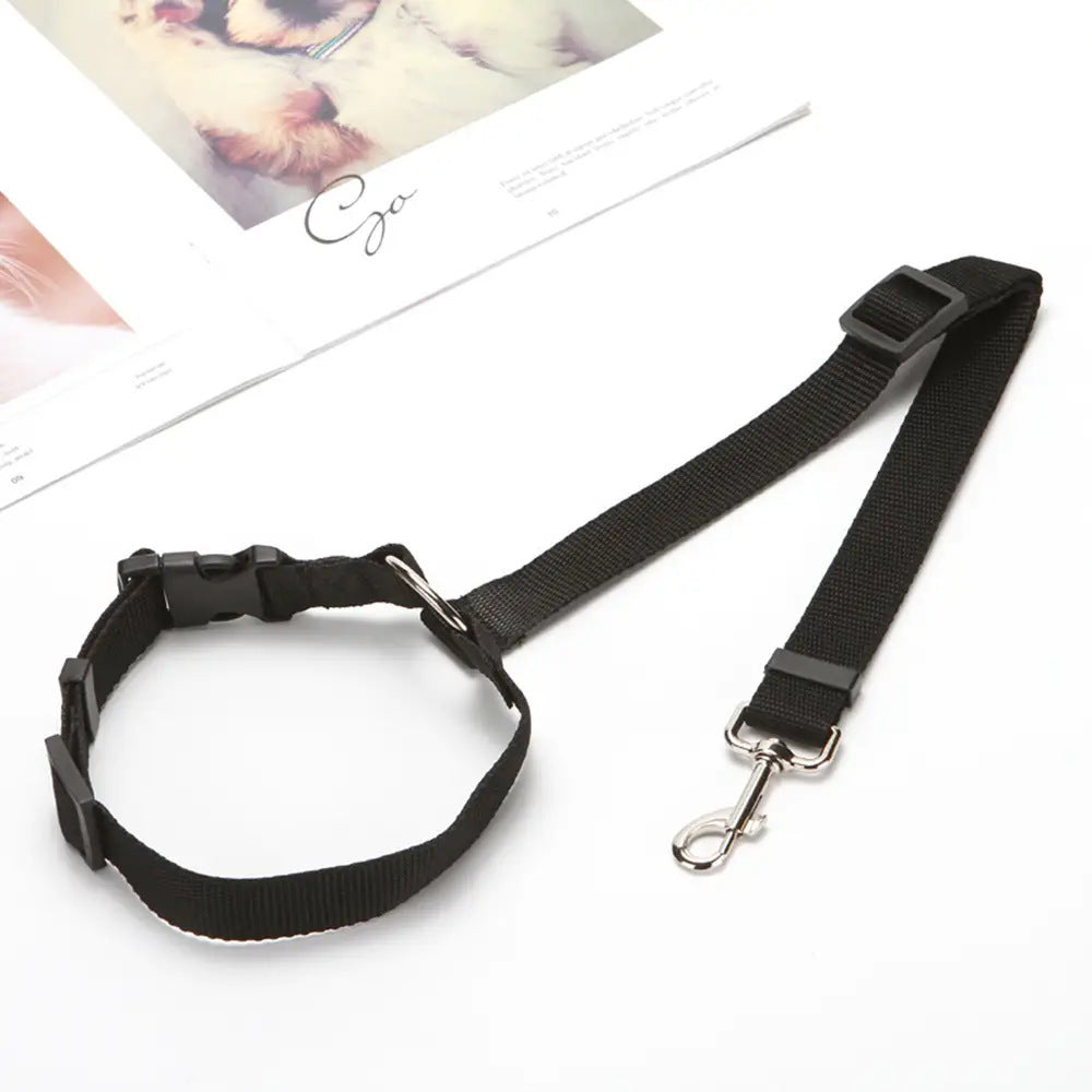 Solid Two-in-one Pet Car Seat Belt