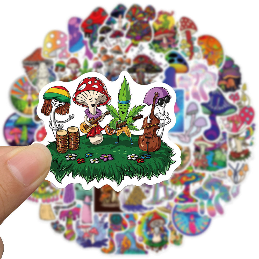 Psychedelic Mushroom Stickers