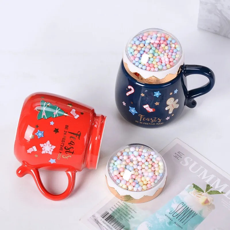 Christmas Mugs Set