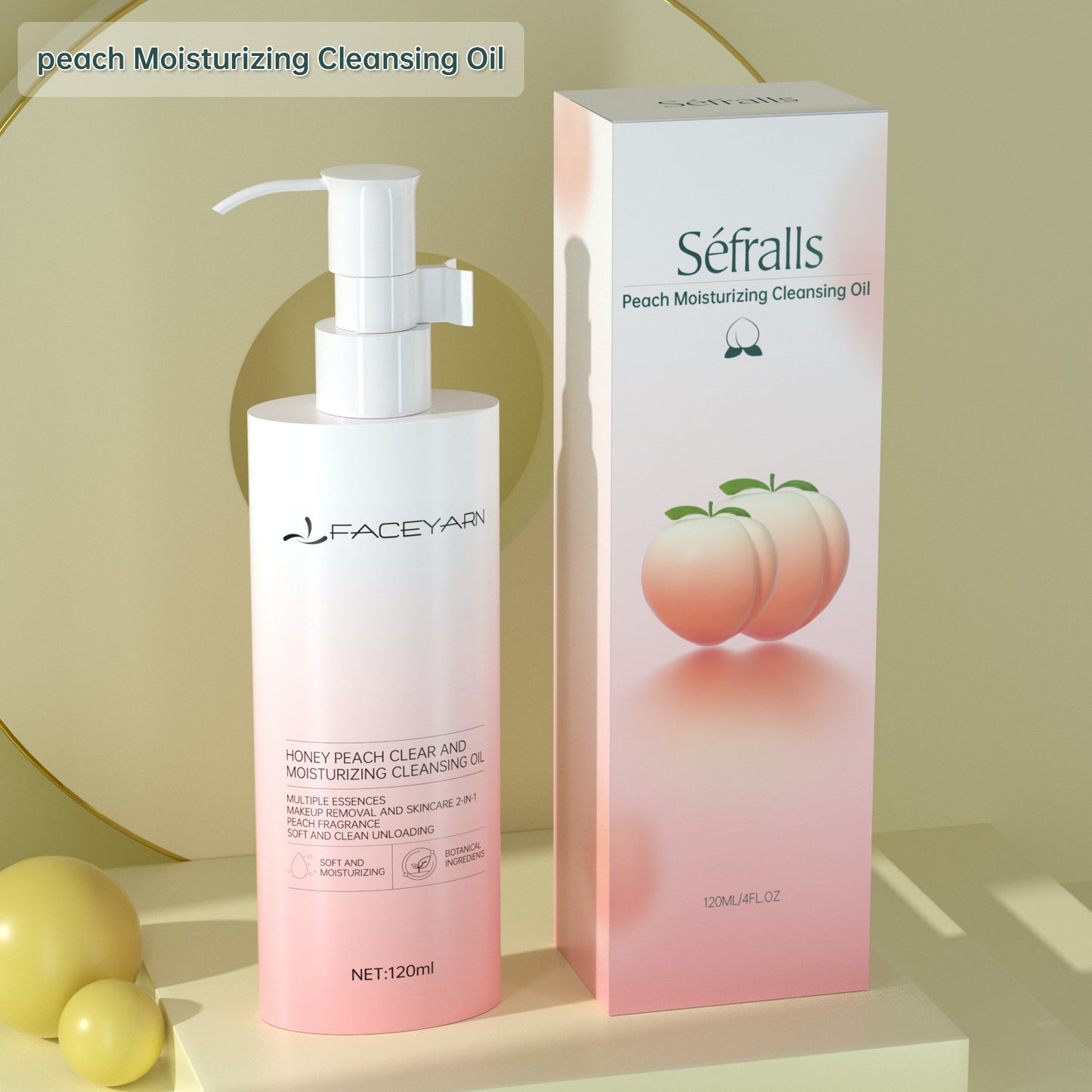 Sefralls Peach Moisturizing Cleansing