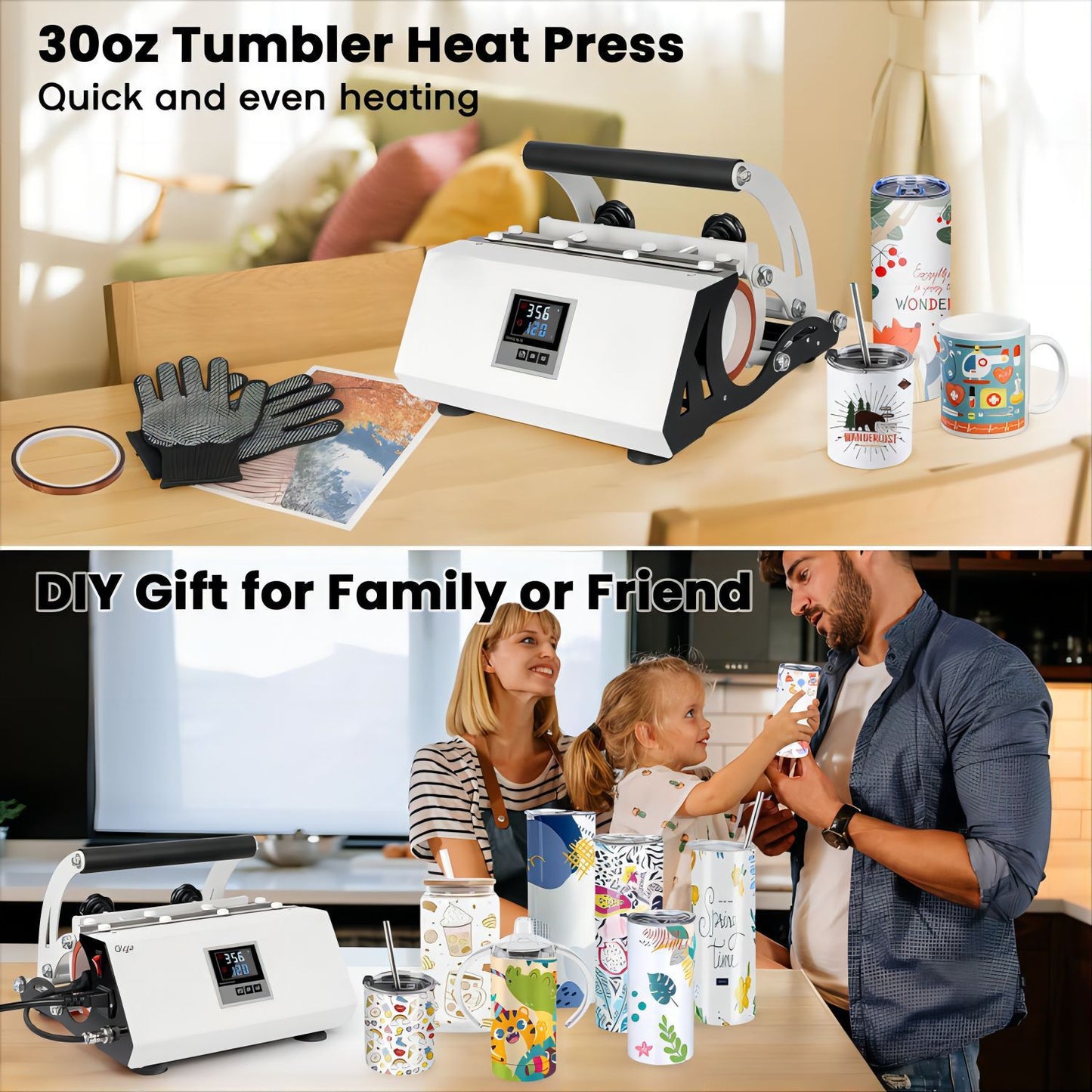 Tumbler Heat Press Machine