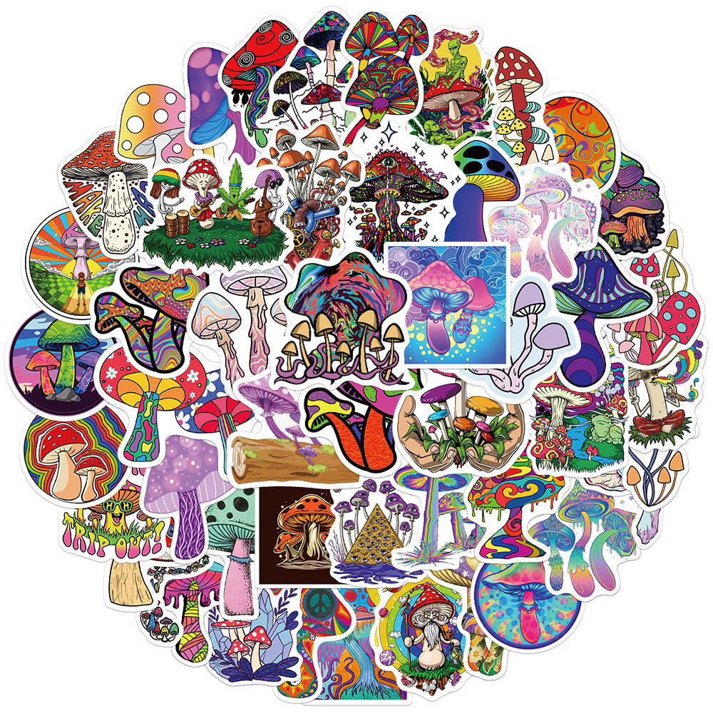 Psychedelic Mushroom Stickers