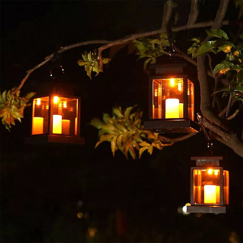 Solar Powered LED Lantern Light