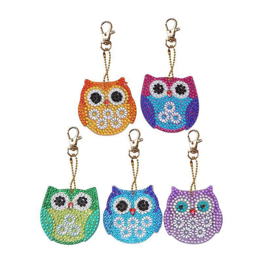 Cartoon Owl Keychain